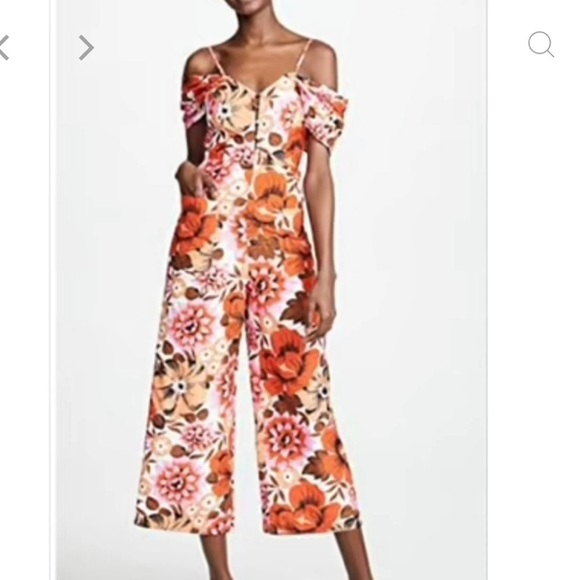 Alice McCall Stop & Stare Floral Wide Leg Jumpsuit Size US8 - Picture 3 of 16